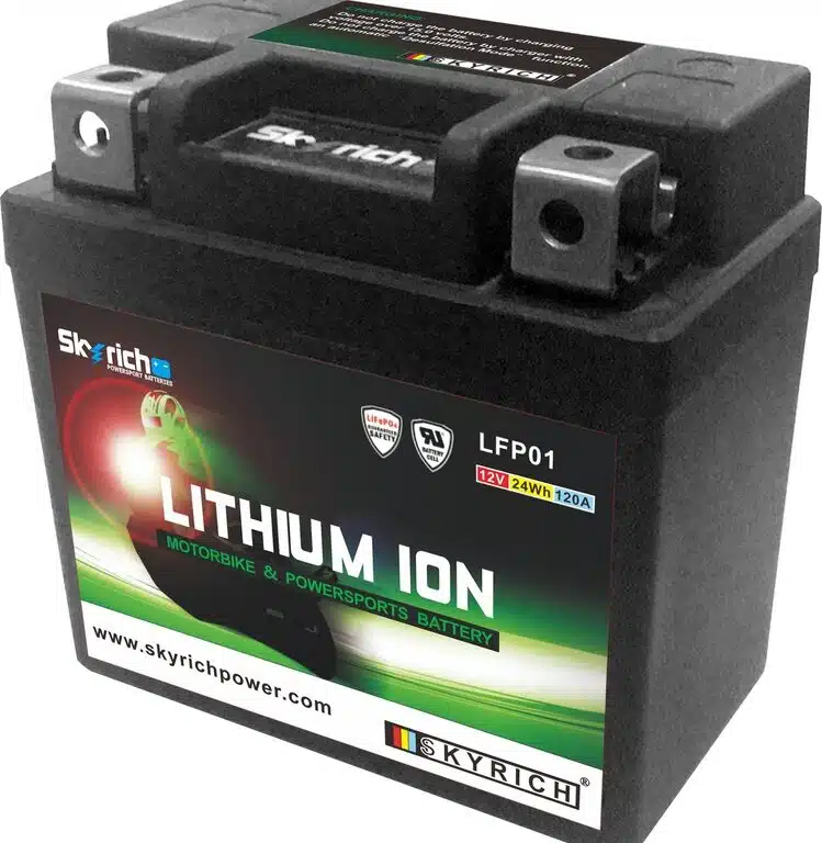 SKYRICH Accu Lithium-Ion Honda CRF 250R 18- & CRF 250RX 19 & CRF 450R 18- & CRF 450RX 18- & KTM SX-F 250/350/450 & Husqvarna FC 250/350/450