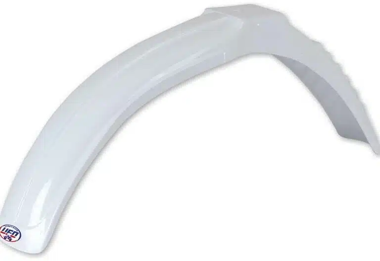 UFO universeel voorspatbord wit 50CC-75CC-80CC-125CC (1978-1983) medium