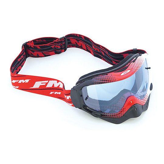 FM crossbril Muddy rood