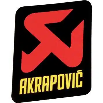 Akrapovic Demper Sticker P-VST2AL ( breedte 75mm )