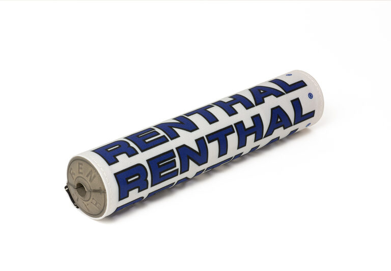 Renthal Stuurrol Wit / Blauw Modern Retro Vintage ( stoffen stuurrol )