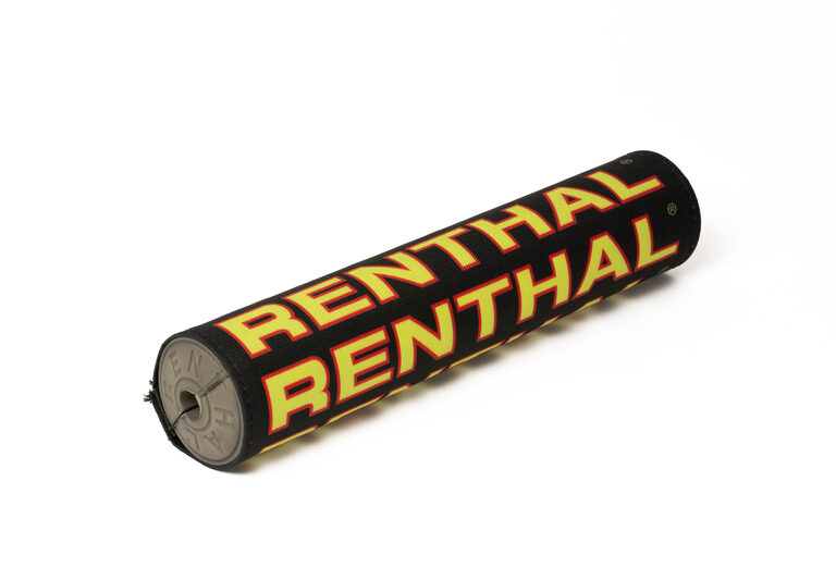 Renthal Stuurrol Zwart / Geel Modern Retro Vintage ( stoffen stuurrol )