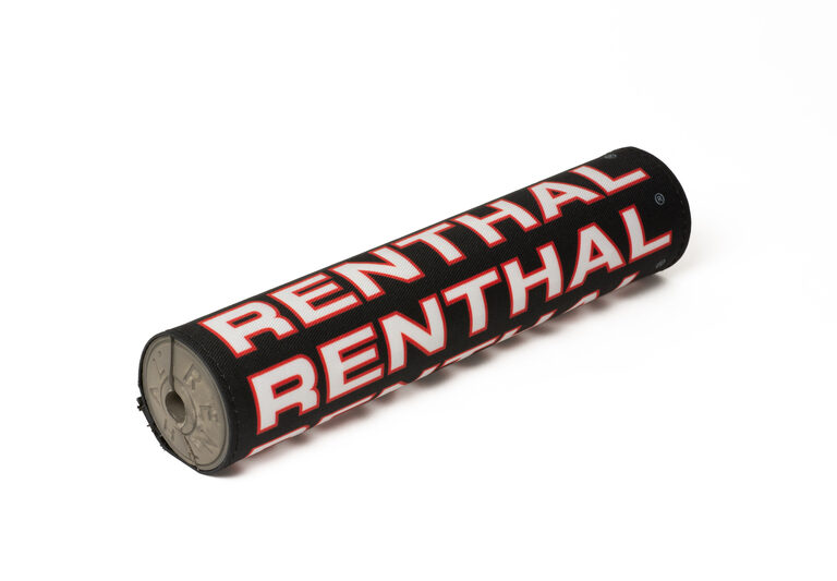 Renthal Stuurrol Zwart/Rood Modern Retro Vintage ( stoffen stuurrol )