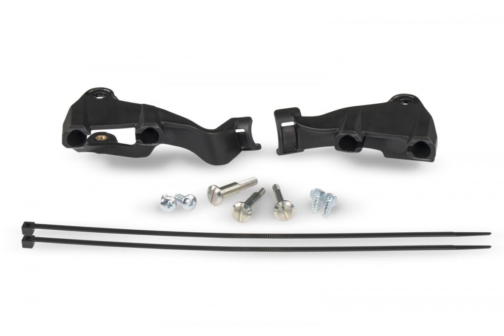 UFO bevestiging set plastic voor UFO handkappen KT05005-KT05006-HU04302-HU04303-GG07139-GG07140 (Gas Gas, KTM, Husqvarna, Sherco, Beta)