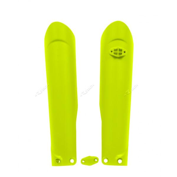 Racetech voorvork beschermers Fluor Geel KTM SX 125/150/250 15- & SX-F 250/350/450 15- & EXC 250/300 16- & EXC-F 250/350/450/500 16- & Husqvarna TC/FC 85/125/250/350/450 15