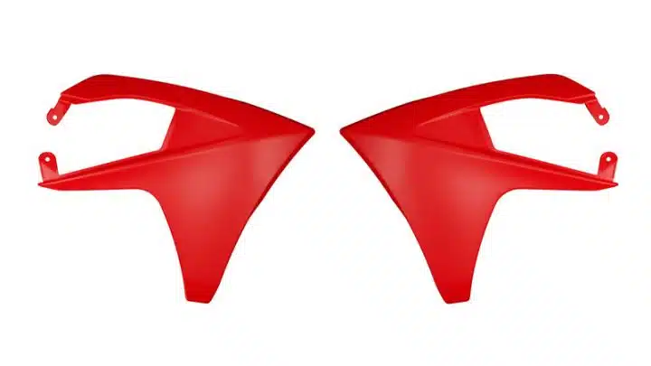 Racetech radiator kappen Rood Gas Gas MC/EC/MC-F/EC-F 125-450 2024-