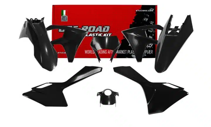 Racetech plastic kit Zwart Gas Gas EC 250/300 2024- & EC 250F/350F/450F/500F 2024-
