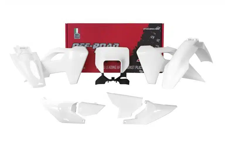 Racetech plastic kit Wit Husqvarna TE/FE 250/300/350/450 2024-