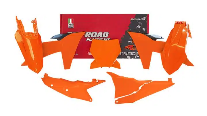 Racetech plastic kit Oranje KTM SX 125/150/250/300 2023-2024 & SX-F 250/350/450 2023-2024