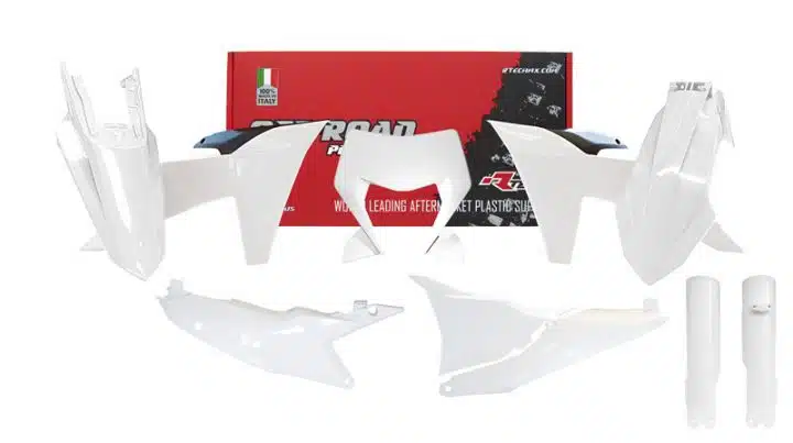 Racetech plastic kit Wit ( volledige kit ) KTM EXC/EXC-F 250/300/350/450/500 2024-