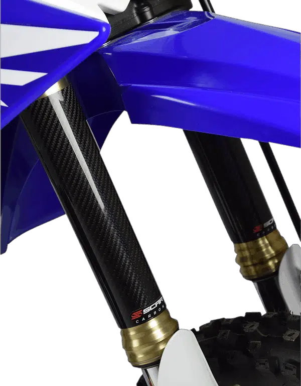 Scar onderste voorvork deel carbon wraps 240x52mm ( set van links en rechts )