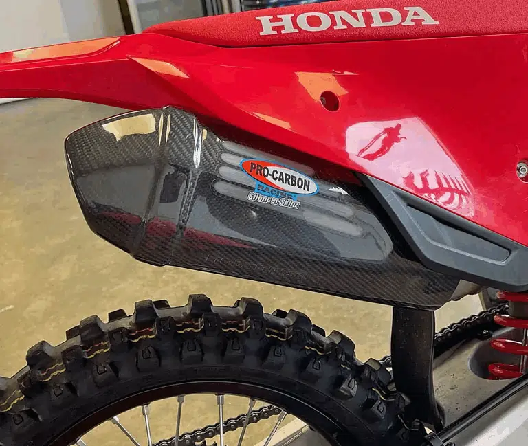 Pro Carbon Uitlaatdemper Skin Honda CRF 250R 2022-2024 & CRF 450R 2021-2024