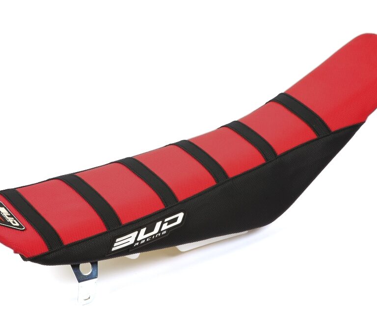 BUD zadelovertrek Rood / Zwart met Zwarte lijnen Yamaha YZ 125/250 2022