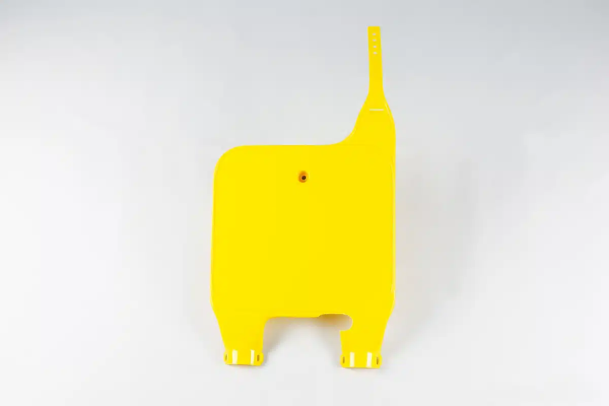 UFO voornummerplaat Geel / Upside Down fork Suzuki RM 125/250 1989-1995