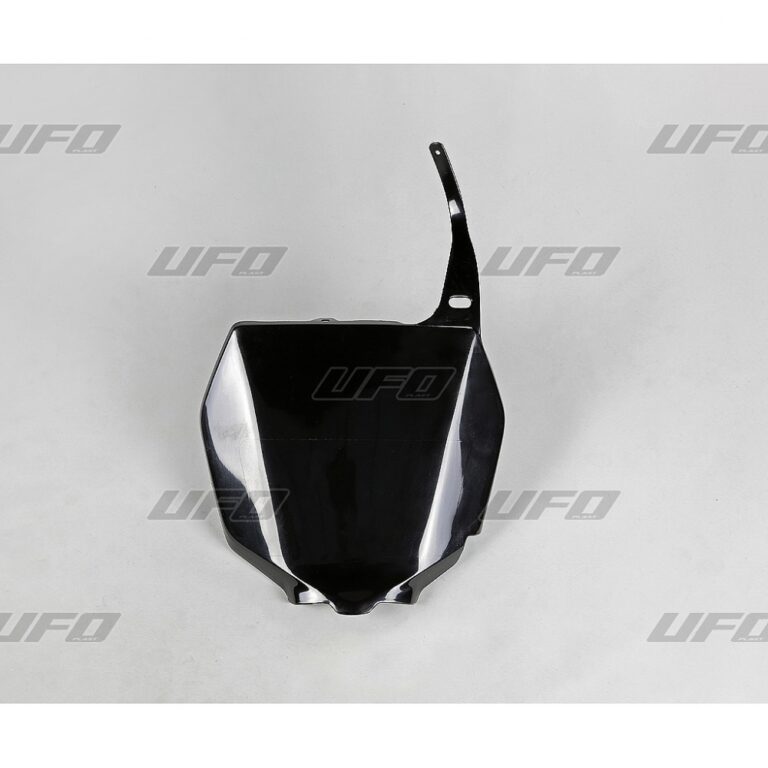 UFO voornummerplaat zwart Suzuki RM 125/250 01- & RM-Z 250 07-09 & RM-Z 450 05-07