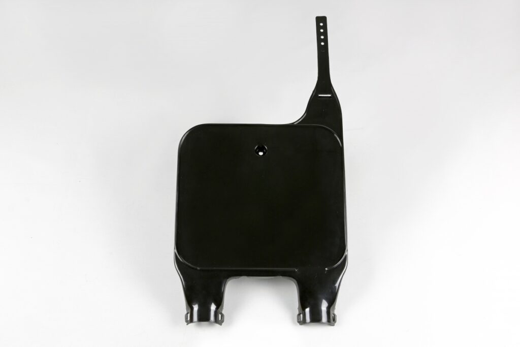 UFO voornummerplaat Zwart / Upside Down fork Tm 80 1997-2000 Tm 125 1997-2000 Tm 250 1997-2000