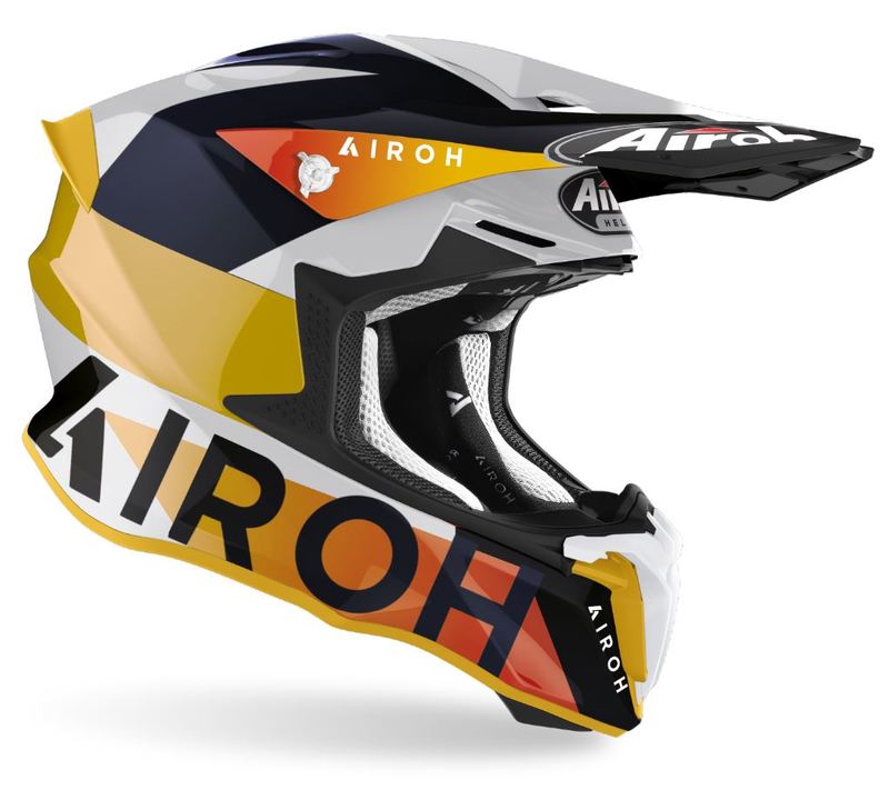 Airoh crosshelm Twist 2.0 Lift Wit / Blauw - Afbeelding 2