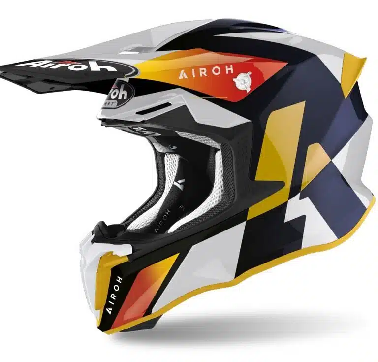 Airoh crosshelm Twist 2.0 Lift Wit / Blauw