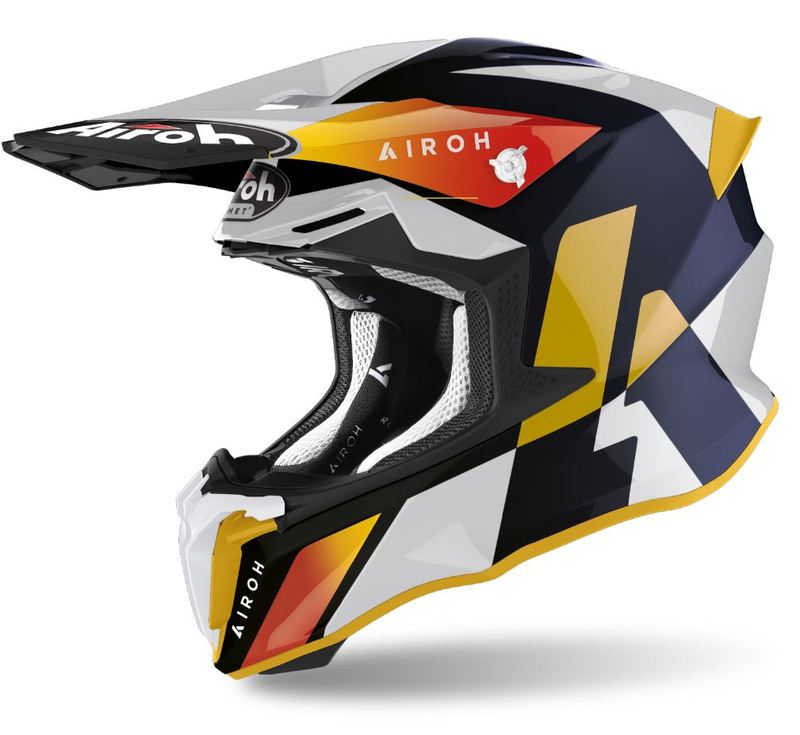 Airoh crosshelm Twist 2.0 Lift Wit / Blauw