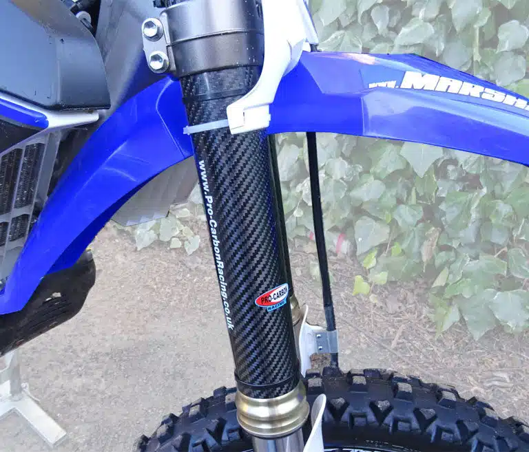 Pro Carbon Bovenste voorvork beschermer Yamaha YZ 85 alle bouwjaren