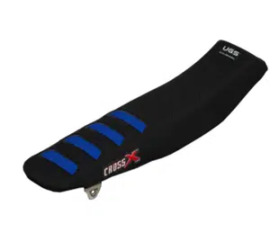 Cross X Zadelovertrek UGS Color Zwart met Wave Blauw Yamaha YZ 250F 2024- & YZ 450F 2023- ( voorstuk zadel inbegrepen )