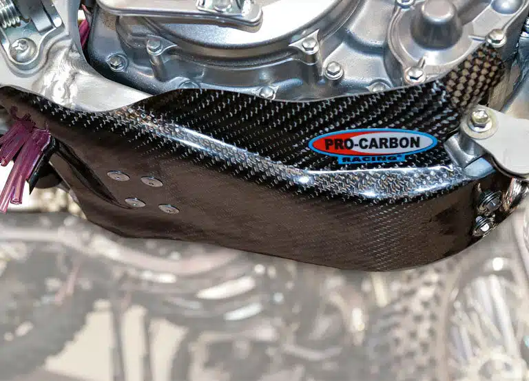 Pro Carbon blokbeschermer Yamaha YZ 125 2005-2022 & Fantic XX 125 2022