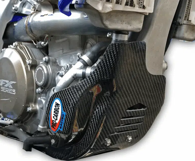 Pro Carbon blokbeschermer Yamaha YZ 250F 2019-2023 & YZ 450F 2018-2022 & Fantic XXF 450 2022-2023