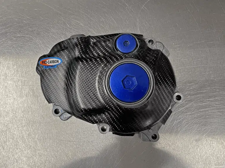 Pro Carbon blok ontsteking beschermer sticker Yamaha YZ 250F 2019-2024 & WR 250F 2020-2024