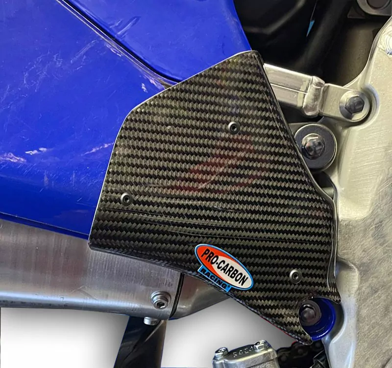 Pro Carbon sticker beschermer zijnummerborden Yamaha YZ 450F 2023- - Afbeelding 2