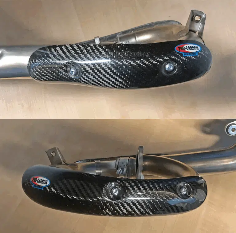 Pro Carbon uitlaatbocht bescherming Yamaha YZ 250F 2019-2023