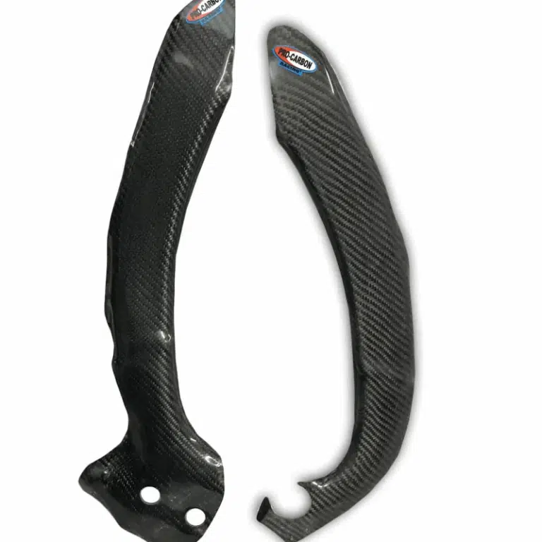 Pro Carbon framebeschermers ( lang ) Yamaha YZ 250F 2014-2015 & YZ 450F 2014-2017