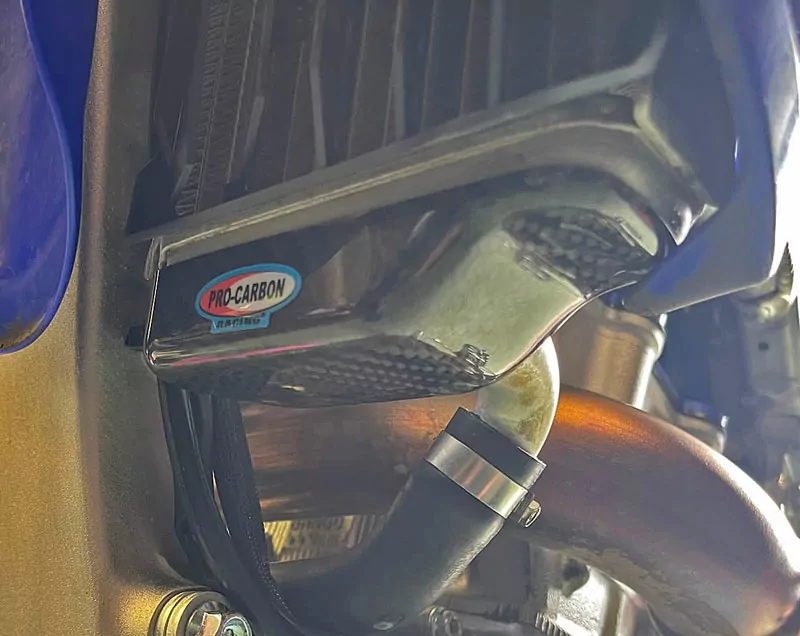 Pro Carbon radiator beschermer Yamaha YZ 450F 2023- - Afbeelding 2
