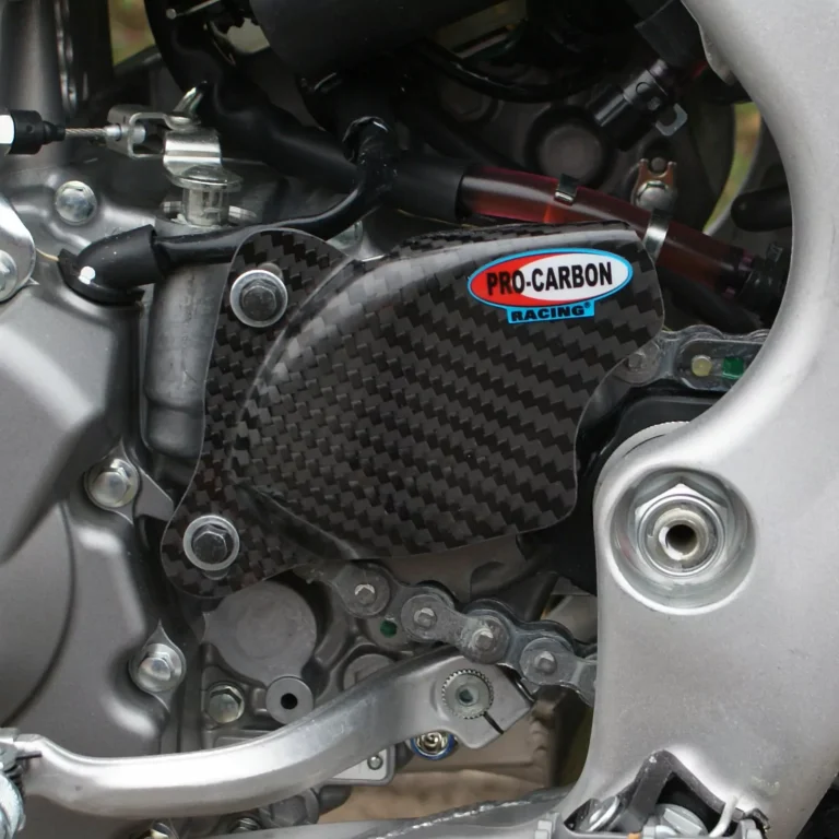 Pro Carbon voortandwiel beschermer Yamaha YZF/WRF 250 1998-2013 & YZ 450F 2000-2009 & WR 450F 1998-2013