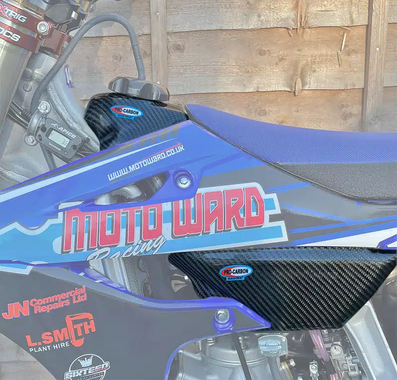 Pro Carbon tank cover set Yamaha YZ 125/250 2022