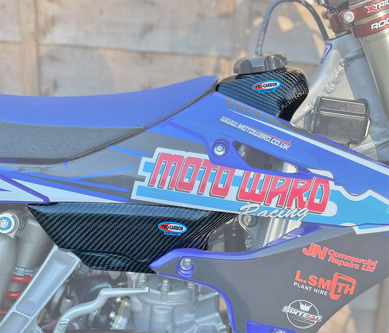 Pro Carbon tank cover set Yamaha YZ 125/250 2022 - Afbeelding 3