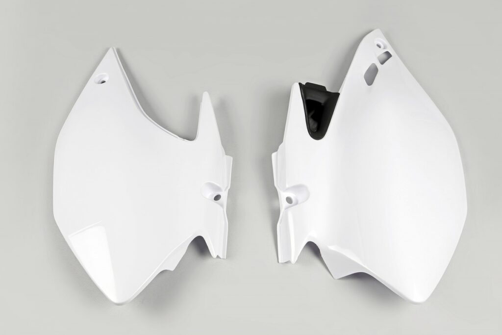 UFO Zijnummerborden Wit Yamaha WR 250F 2007-2014 & WR 450F 2007-2011