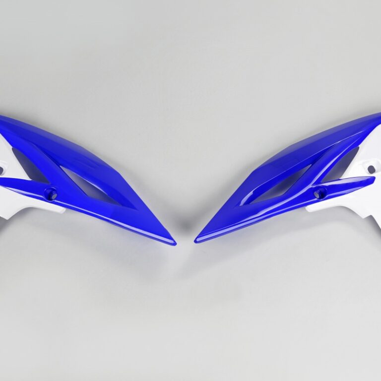 UFO radiator kappen Wit / Blauw Yamaha YZ 250F 11-13 & WR 450F 12-15