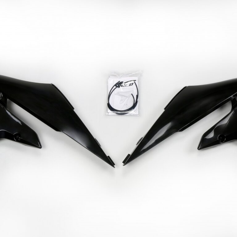 UFO radiator kappen Zwart Yamaha YZ 250F 2019-2023 & YZ 450F 2018-2022 & WR 250F 2020-2022 & WR 450F 2019-2022