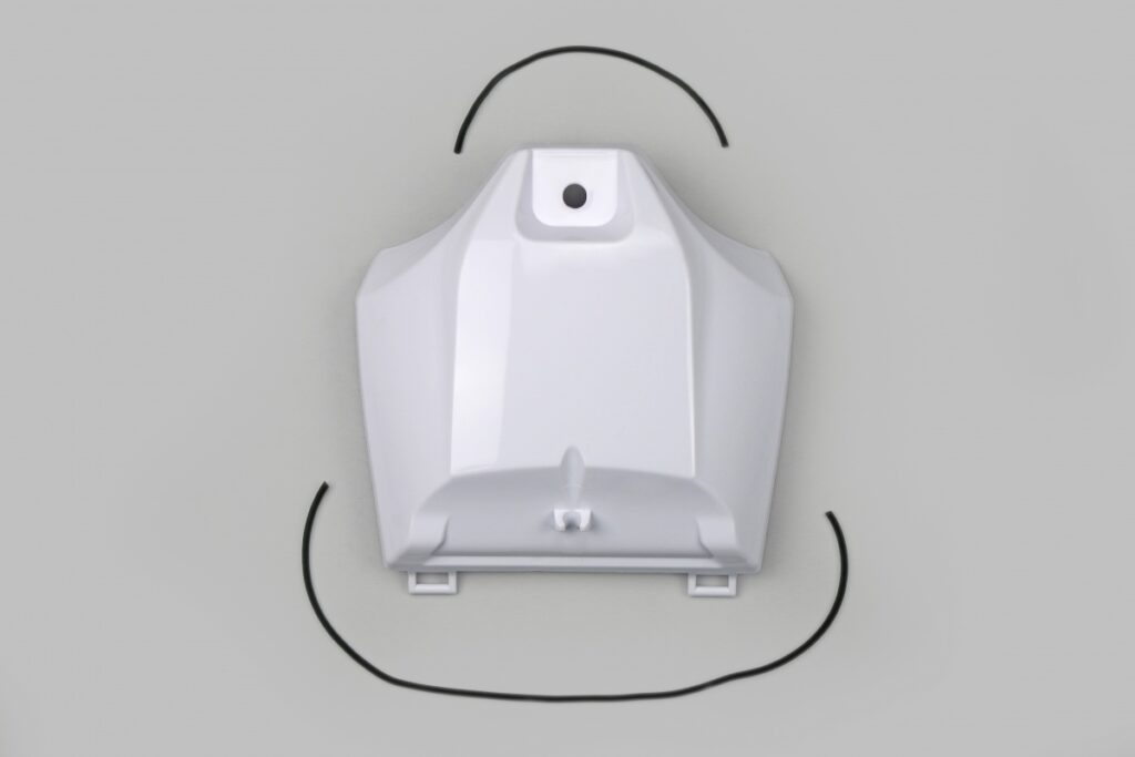 UFO brandstoftank / filterbak kap Wit Yamaha YZ 250F 19- & YZ 450F 18- & WR 250F 20- & WR 450F 19-