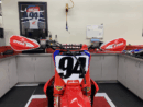 Cycra Cyclone Open handkappen Wit / Oranje ( met bevestiging set )