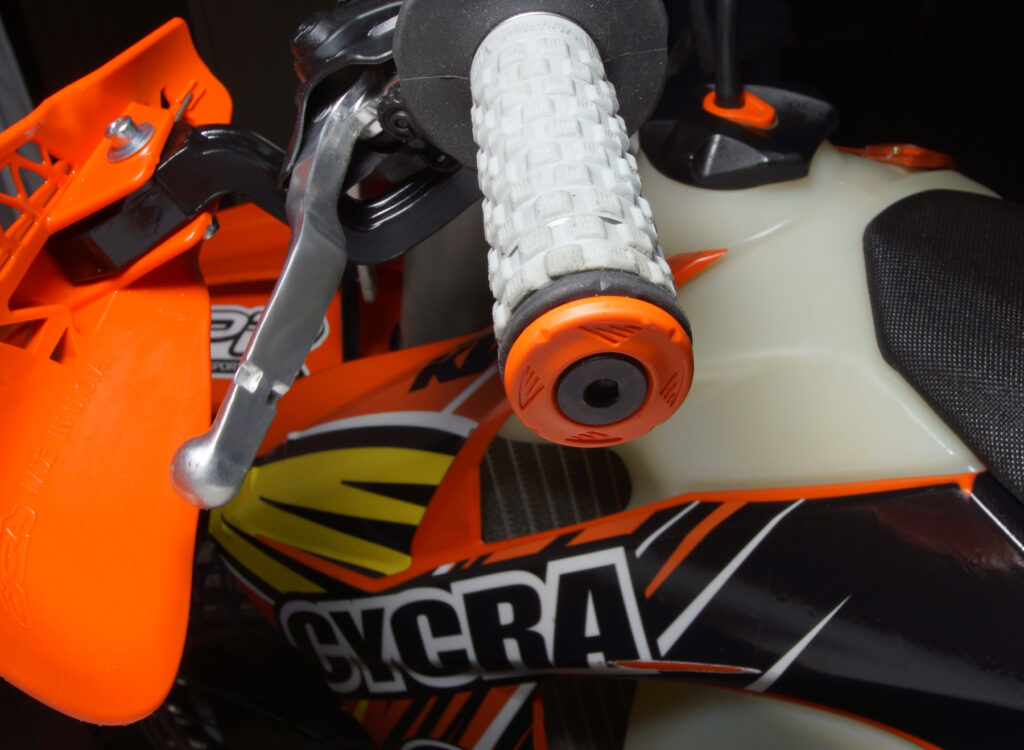 Cycra stuur eindpluggen Oranje ( handlebar end cap ) - Afbeelding 2