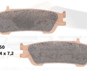 Delta Braking Sintered Voor remblokken DB2850 Type D