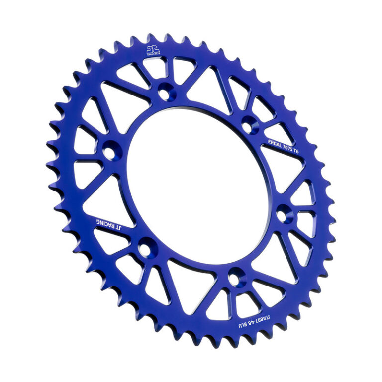 JT achtertandwiel 52 tands aluminium blauw KTM SX/SX-F/EXC/EXC-F 90- & Husqvarna TC/FC/FE/TE 125/150/250/350/450/501 14-