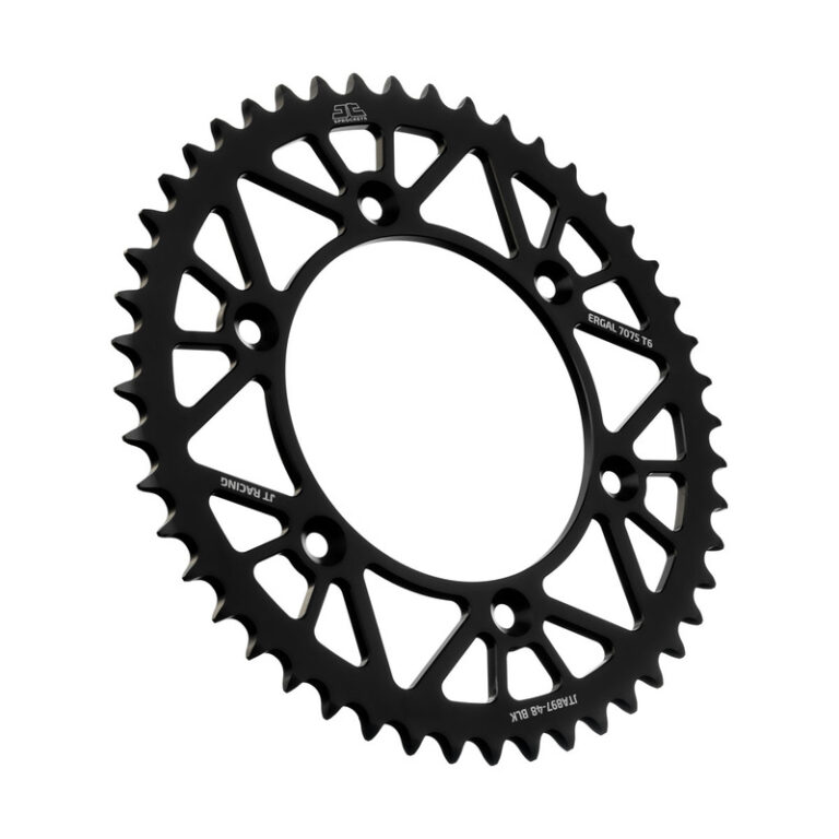 JT achtertandwiel 47 tands aluminium Zwart KTM SX/SX-F/EXC/EXC-F 90- & Husqvarna TC/FC/FE/TE 125/150/250/350/450/501 14-