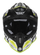 Just1 J-12 Pro Vector Zwart/Wit/Fluor Geel/Carbon crosshelm Maat M ( 58-59 cm omtrek )