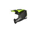 Just1 J-22 Adrenaline Zwart/Fluor Geel/Carbon crosshelm Maat L