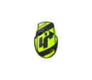 Just1 J-22 Adrenaline Zwart/Fluor Geel/Carbon crosshelm Maat L