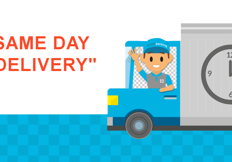 Same day delivery ( zelfde dag levering )