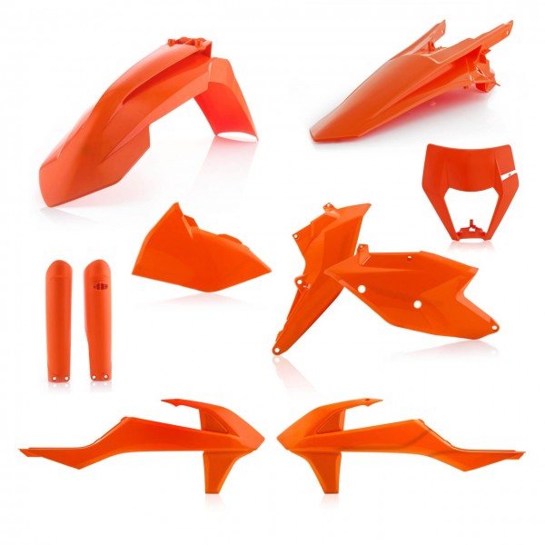 Cycra plastic kit Oranje met koplamp plastic KTM EXC/EXC-F 250/300/350/450/500 17-19