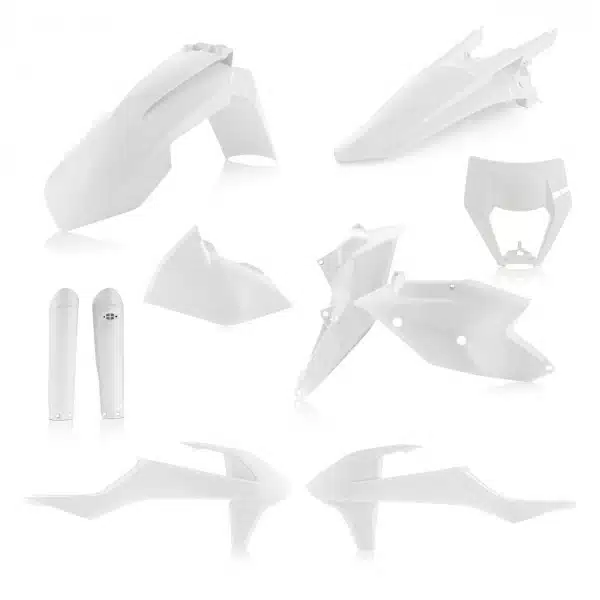 Cycra plastic kit Wit met koplamp plastic KTM EXC/EXC-F 250/300/350/450/500 17-19
